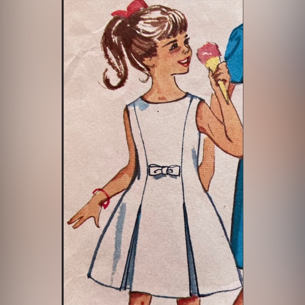 Vintage Girls Sewing Pattern